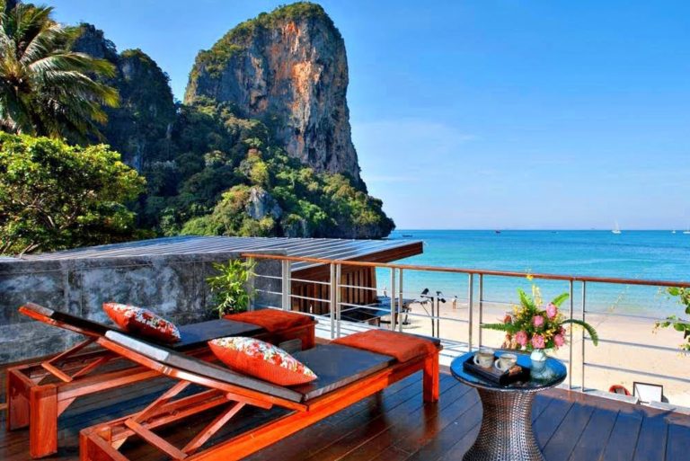 sand sea resort railay west beach krabi thailand