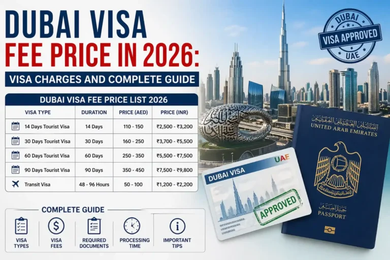 Dubai Visa Fee Price in 2026 Visa Charges and Complete Guide